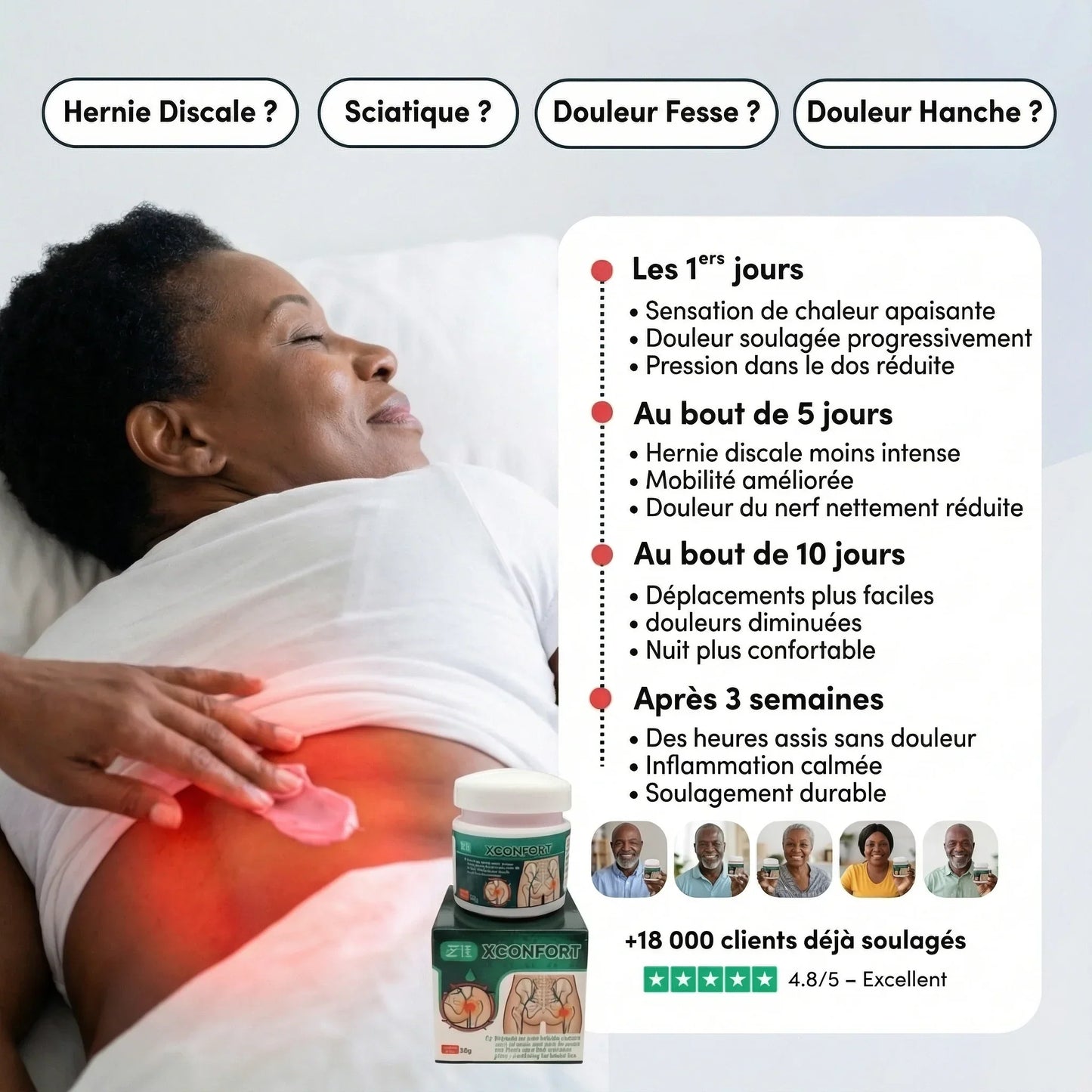 XConfort Relief™ Baume apaisant pour muscles et articulations